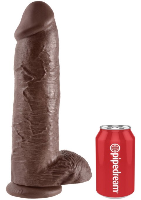 Cock 12 Inch With Balls Brown skin tone Pipedream Cock 12 Inch With Balls Brown skin tone Pipedream
