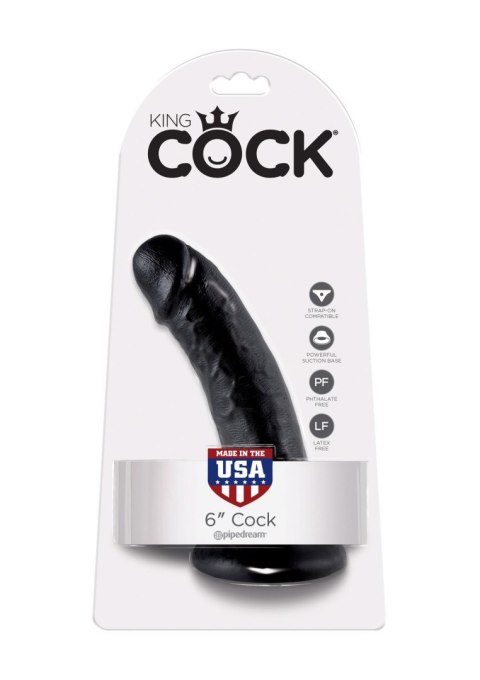 Cock 6 Inch Black Pipedream