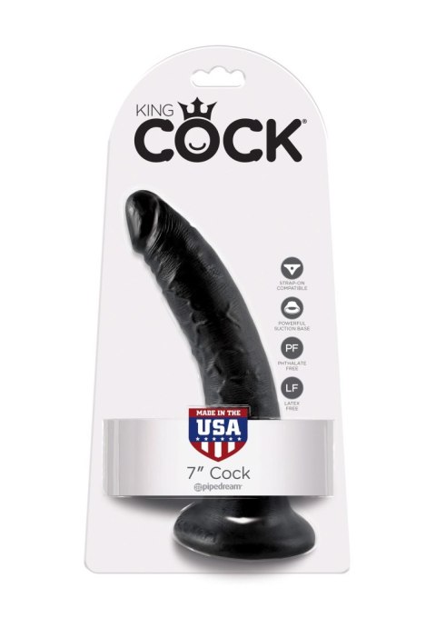 Cock 7 Inch Black Pipedream Cock 7 Inch Black Pipedream