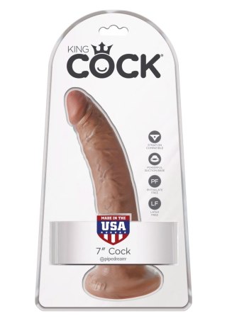 Cock 7 Inch Caramel skin tone Pipedream