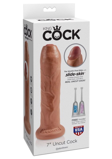 Cock 7 Inch Uncut Caramel skin tone Pipedream Cock 7 Inch Uncut Caramel skin tone Pipedream