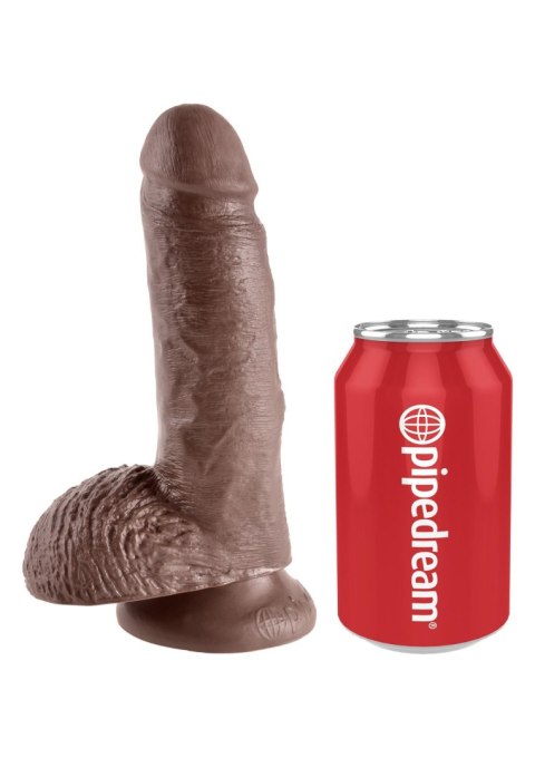 Cock 7 Inch With Balls Brown skin tone Pipedream Cock 7 Inch With Balls Brown skin tone Pipedream
