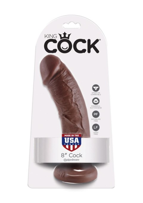 Cock 8 Inch Brown skin tone Pipedream Cock 8 Inch Brown skin tone Pipedream