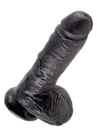 Cock 8 Inch With Balls Black Pipedream