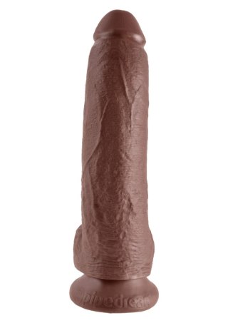 Cock 9 Inch With Balls Brown skin tone Pipedream