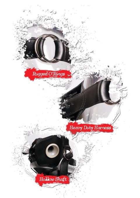 Extreme Hollow Strap-On Black Pipedream Extreme Hollow Strap-On Black Pipedream