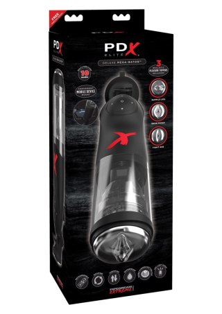 Elite Deluxe Mega Bator Black Pipedream