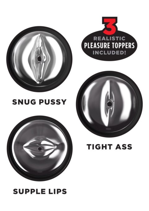 Elite Deluxe Mega Bator Black Pipedream