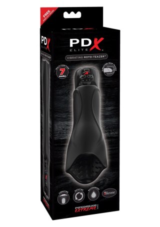 Elite Vibrating Roto Teaser Black Pipedream