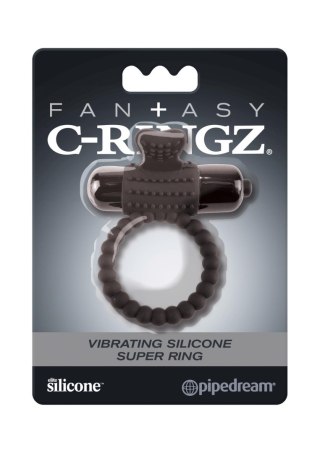 Fantasy C Ring Vibr Super Ring Black Pipedream