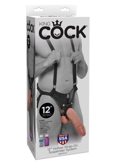 Hollow Strap On 12 Inch Light skin tone Pipedream Hollow Strap On 12 Inch Light skin tone Pipedream