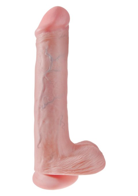 King Cock 13Inch With Balls Light skin tone Pipedream