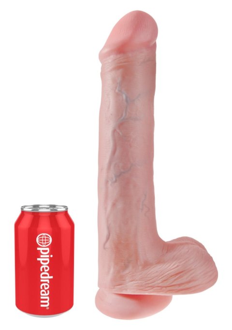 King Cock 13Inch With Balls Light skin tone Pipedream