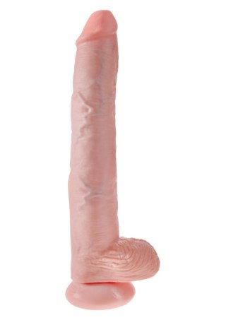 King Cock 14Inch With Balls Light skin tone Pipedream