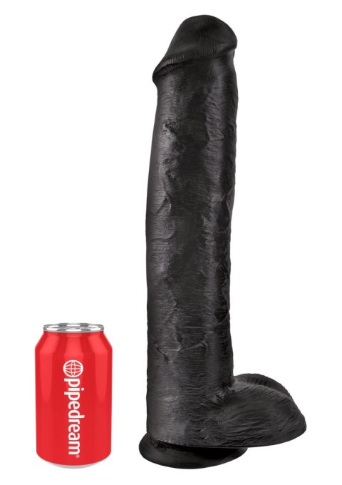 King Cock 15Inch With Balls Black Pipedream King Cock 15Inch With Balls Black Pipedream