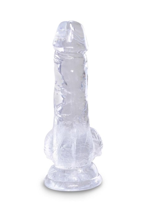 King Cock 5 Inch Cock w Balls Transparent Pipedream King Cock 5 Inch Cock w Balls Transparent Pipedream