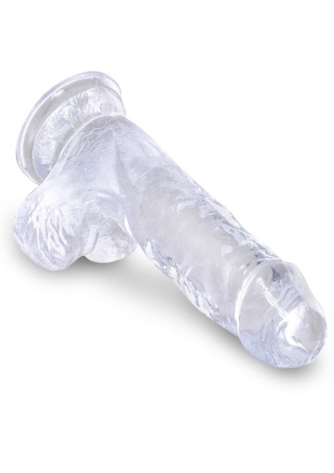 King Cock 5 Inch Cock w Balls Transparent Pipedream King Cock 5 Inch Cock w Balls Transparent Pipedream