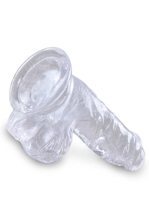 King Cock 5 Inch Cock w Balls Transparent Pipedream King Cock 5 Inch Cock w Balls Transparent Pipedream