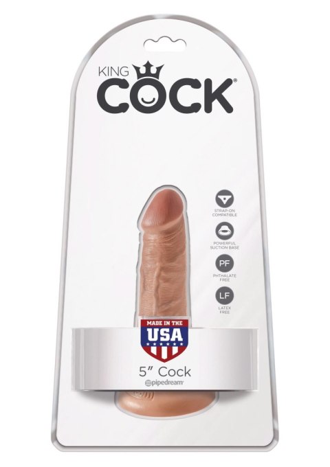 King Cock 5Inch Cock Caramel skin tone Pipedream King Cock 5Inch Cock Caramel skin tone Pipedream