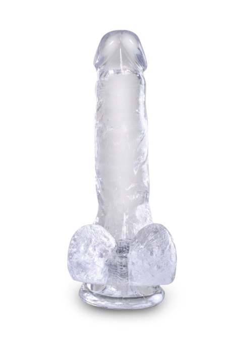 King Cock 6 Inch Cock w Balls Transparent Pipedream King Cock 6 Inch Cock w Balls Transparent Pipedream