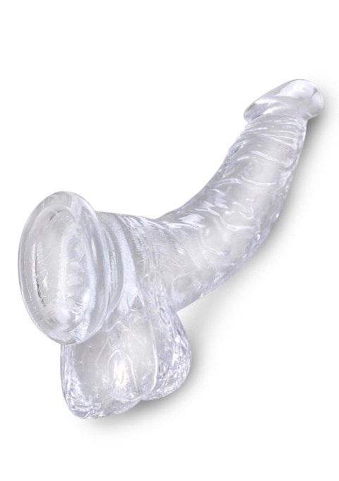 King Cock 7.5 In Cock w Balls Transparent Pipedream King Cock 7.5 In Cock w Balls Transparent Pipedream
