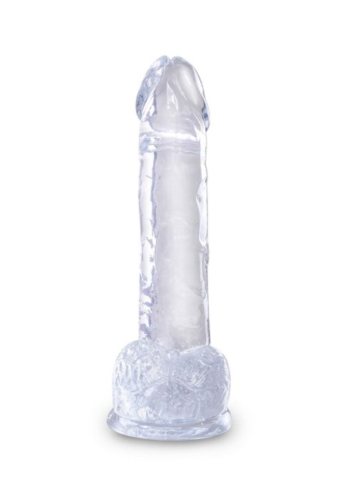 King Cock 7 Inch Cock w Balls Transparent Pipedream King Cock 7 Inch Cock w Balls Transparent Pipedream