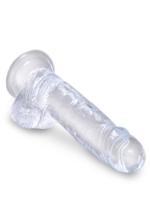 King Cock 7 Inch Cock w Balls Transparent Pipedream King Cock 7 Inch Cock w Balls Transparent Pipedream