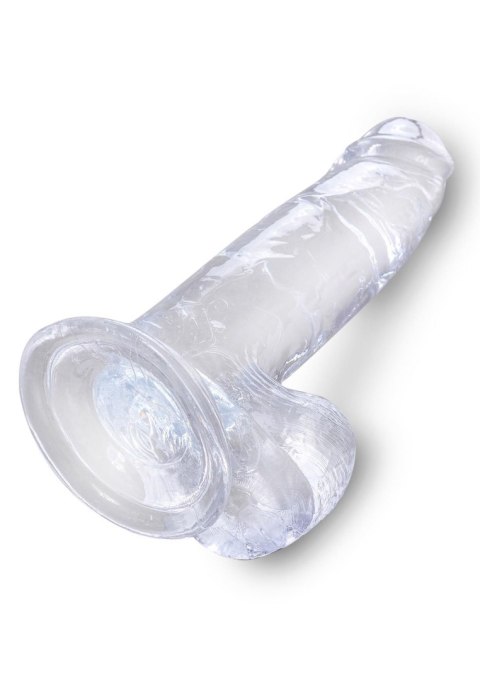 King Cock 7 Inch Cock w Balls Transparent Pipedream King Cock 7 Inch Cock w Balls Transparent Pipedream