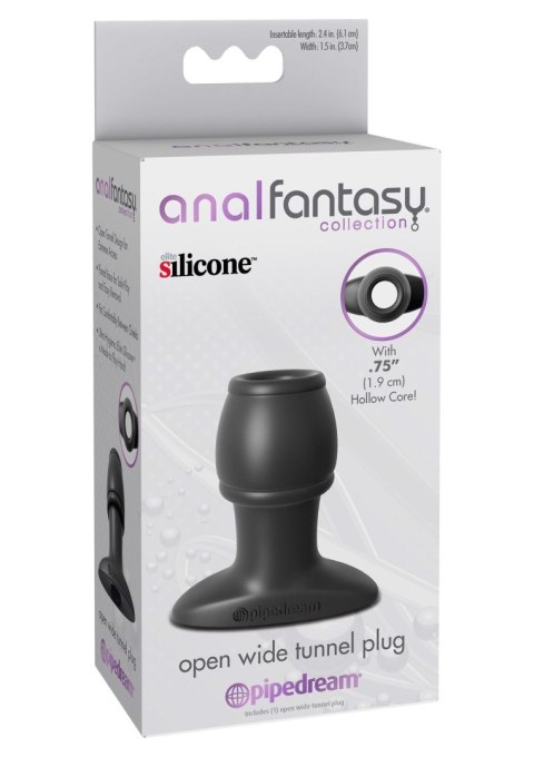 Open Wide Tunnel Plug Black Pipedream Open Wide Tunnel Plug Black Pipedream