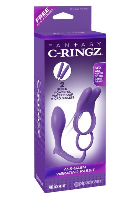 Plug/vibr-ASS GASM VIBRATING RABBIT PURPLE Pipedream Plug/vibr-ASS GASM VIBRATING RABBIT PURPLE Pipedream
