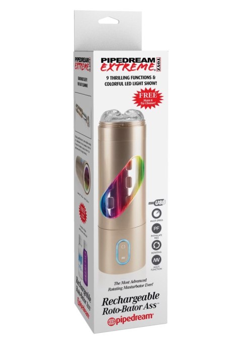 Rechargeable Roto-Bator Ass Light skin tone Pipedream