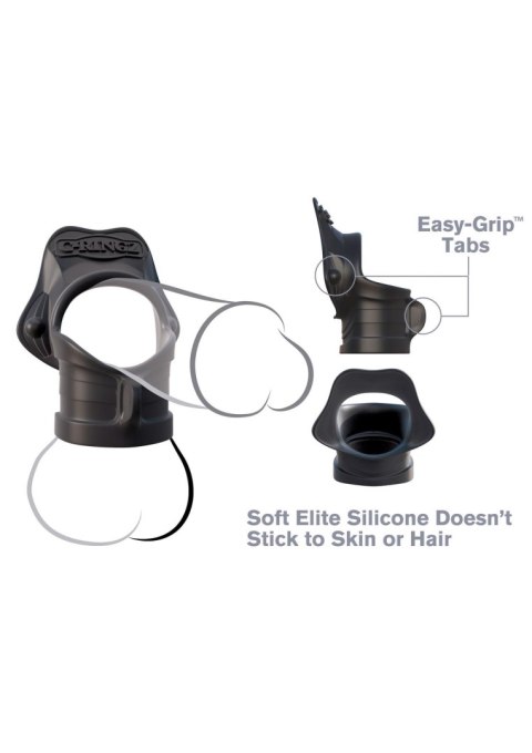Rock Hard Ring & Stretcher Black Pipedream Rock Hard Ring & Stretcher Black Pipedream