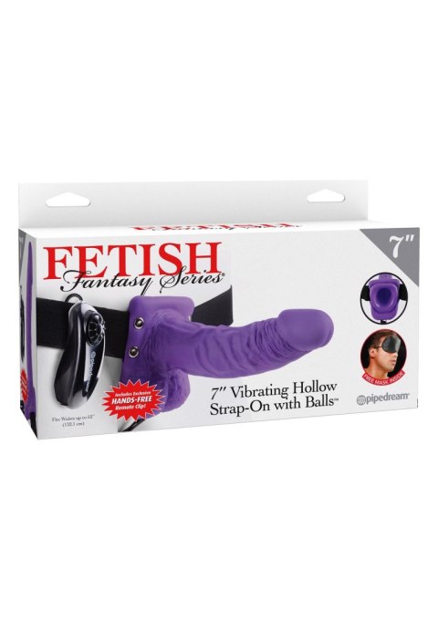 7in. Vibrating Hollow Strap-On Purple Pipedream 7in. Vibrating Hollow Strap-On Purple Pipedream