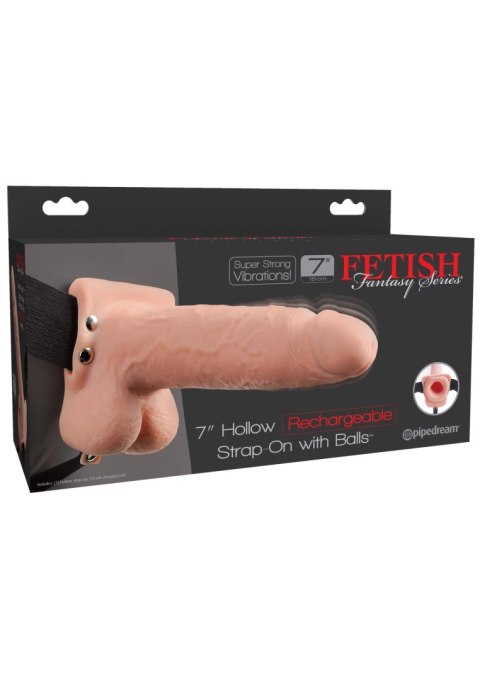 7inch Hollow Recharge Strap On Light skin tone Pipedream 7inch Hollow Recharge Strap On Light skin tone Pipedream