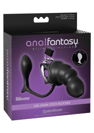 Ass-gasm Cock Blocker Black Pipedream