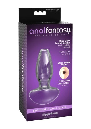 Beginners Anal Gaper Transparent Pipedream