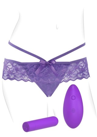 Crotchless Panty Thrill-Her Purple Pipedream