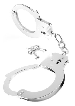 Designer Metal Handcuffs Silver Pipedream