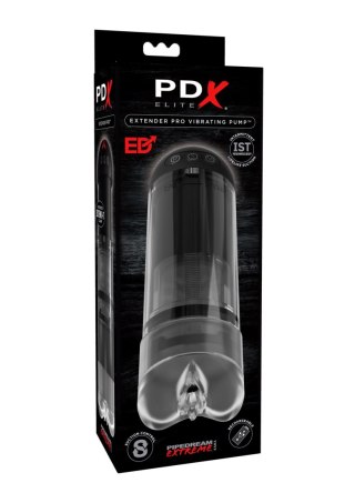 Extender Vibrating Penis Pump Transparent Pipedream