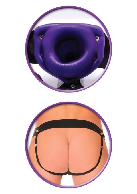 Hollow Strap-On - 6 Inch Purple Pipedream Hollow Strap-On - 6 Inch Purple Pipedream