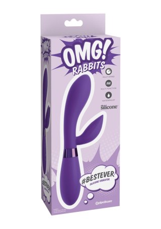 OMG Bestever Silicone Vibrator Purple Pipedream