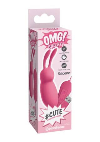 OMG Cute Vibrating Bullet Pink Pipedream