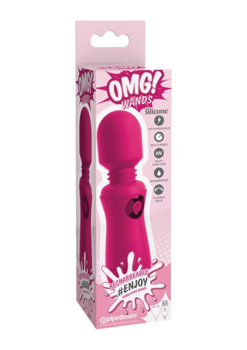 OMG Enjoy Vibrating Wand Fuchsia Pipedream OMG Enjoy Vibrating Wand Fuchsia Pipedream