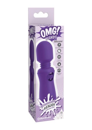 OMG Enjoy Vibrating Wand Purple Pipedream