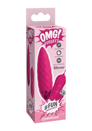 OMG Fun Vibrating Bullet Fuchsia Pipedream
