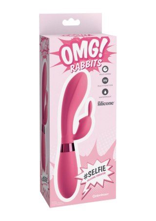 OMG Selfie Silicone Vibrator Pink Pipedream