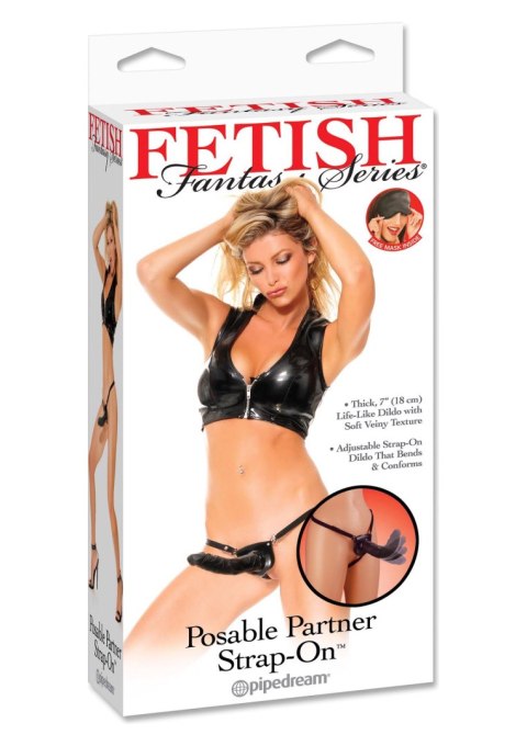 Posable Partner Strap-On Black Pipedream Posable Partner Strap-On Black Pipedream