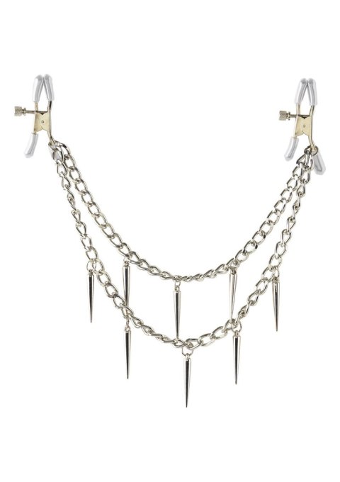 Rock Hard Nipple Clamps Silver Pipedream Rock Hard Nipple Clamps Silver Pipedream