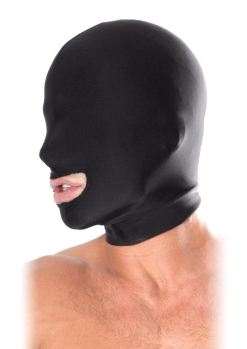 Spandex Open Mouth Hood Black Pipedream Spandex Open Mouth Hood Black Pipedream