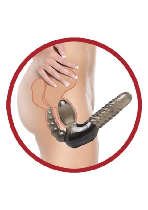 Strap-On with Anal Stimulator Grey Pipedream Strap-On with Anal Stimulator Grey Pipedream